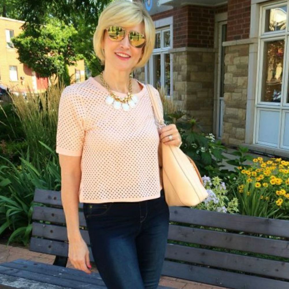 Banana Republic Perforated Laser Cut Top  Small